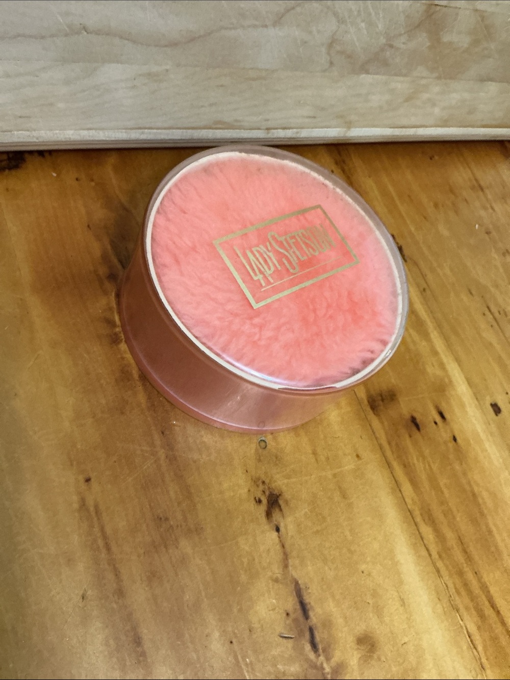 Vintage Lady Stetson Pink Dusting Powder Puff by Coty